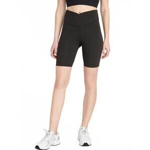 Extra High-Waisted PowerChill Biker Shorts 8" Old Navy Charcoal Gray NWT XS